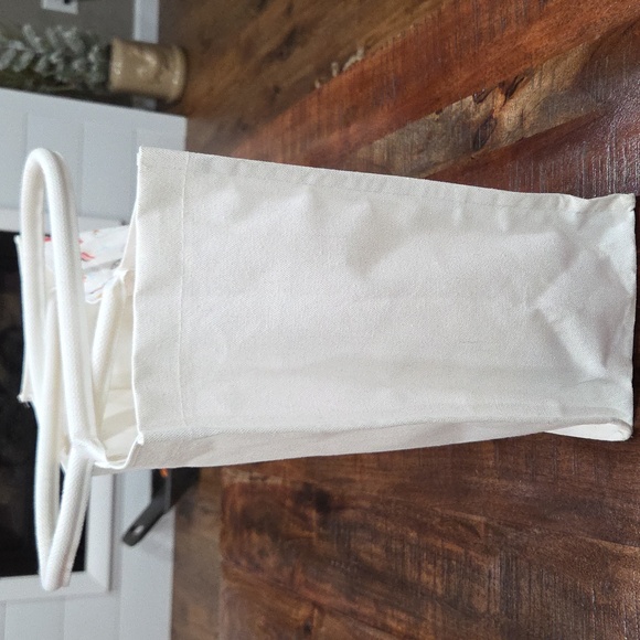 Stylish Cream Tote FRIENDS Bag with Colorful Prints NWOT - Picture 3 of 8